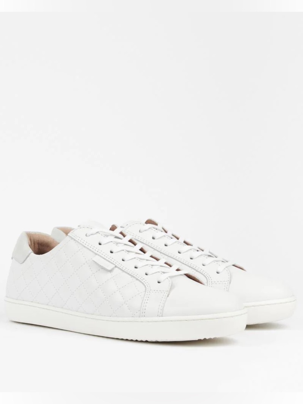 NWOT Barbour Bridget Quilted Leather Trainers